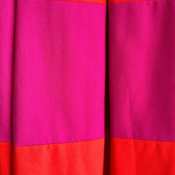 Banana Republic Red and Pink Combo Striped Pleated Dress, Size 8 - Picture 16 of 16